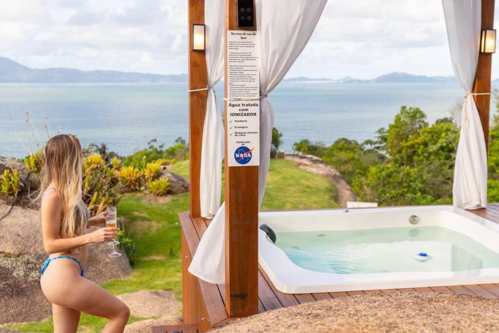Casa Mirante Do Sol-Vista Exuberante Com Spa Говернадор Селсо Рамос Екстериор снимка